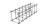 Квадратный арматурный каркас (хомут А1 Ф8) 300x300мм фото