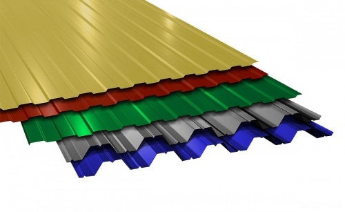 Профнастил окрашенный 0.5x1150x2000 серый