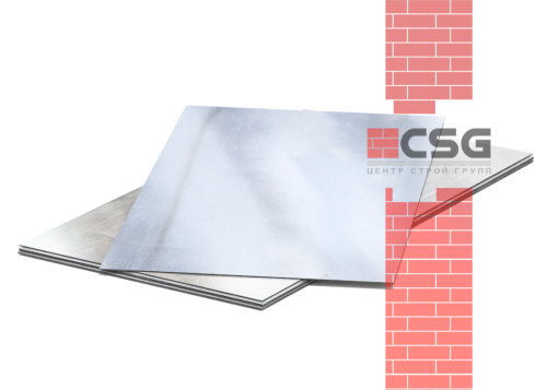 Лист оцинкованный 0.55х1250х2500 Zn140 М пас 