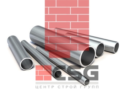 Трубы электросварные оцинкованные 76х3, длина 12 м